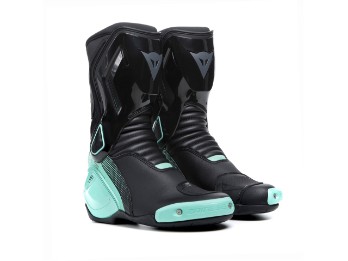 Motorsykkelstøvler Dainese Nexus 2 Lady Boots svart aquagrønn