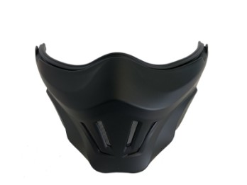 Kinnteil Maske Scorpion Exo Combat Evo Mask schwarz matt