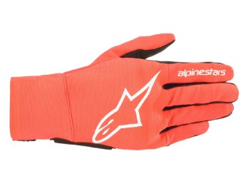 Luvas de motocicleta Alpinestars Youth Reef Gloves luva de criança vermelha fluo