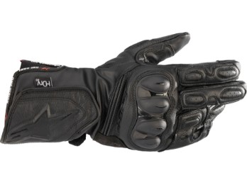 Alpinestars SP-8 HDry Gloves luvas pretas de motocicleta