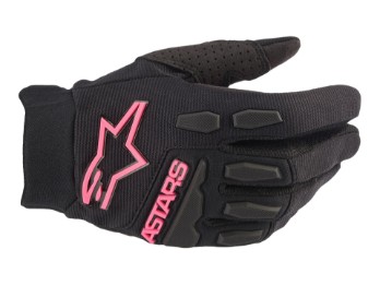 Crosshandschuhe Alpinestars Stella Full Borre Lady Gloves black pink fluo