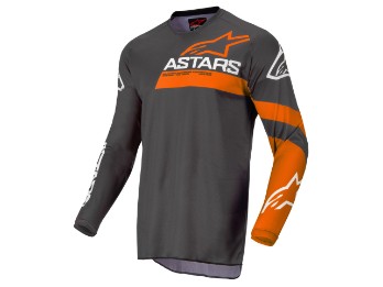 Camisa de motocross Alpinestars Fluid Chaser Jersey 2022 fluo coral antracite