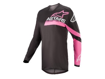 Camisa cruzada Alpinestars Stella Fluid Chaser Jersey Lady 2022 azul rosa fluo