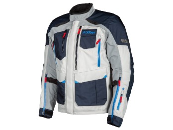 Motorradjacke Klim Carlsbad Redesign Jacket Navy Blue - Cool Gray