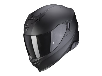 Scorpion EXO 520 Air Smart Solid Matt Black hjelm med Exo Com intercom