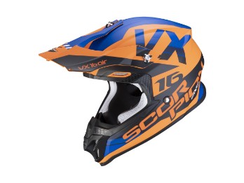 Capacete Scorpion VX 16 Air X-Turn MX Motocross