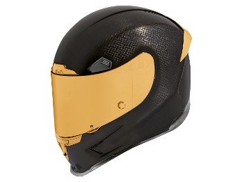 Helm Icon Airframe Pro Carbon glanz schwarz gold