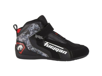 Sapatos de motocicleta Furygan V4 Sapatos ventilados pixel preto