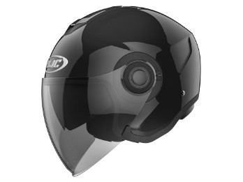 Helm HJC i40 Solid Metal Black schwarz glanz