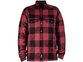 Camisa de lenhador John Doe Motoshirt XTM vermelha