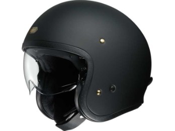 JO Solid Open Face hjelm Jet hjelm Motorsykkelhjelm