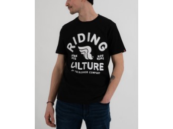 Camiseta Cultura de Equitação Ride More Black