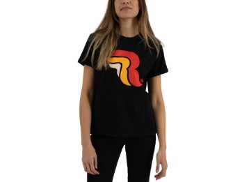 T-Shirt Riding Culture RC Logo Black Lady