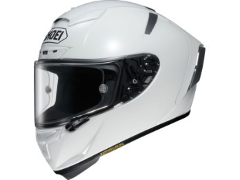 Capacete de motocicleta Shoei X-Spirit III Solid Pure Racing Capacete branco