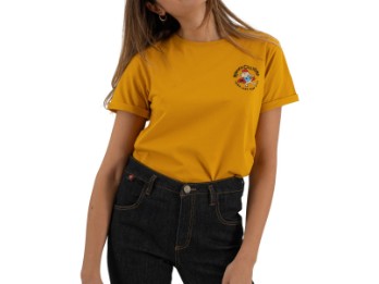 T-Shirt Riding Culture Sunrise Yellow Lady
