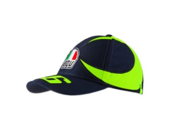 Cap VR46 Sole & Luna Helmet Replica Kid VR|46 Valentino Rossi Snapback AGV