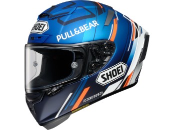 Capacete para motocicleta Shoei X-Spirit III Marquez AM73 2.0 TC-2 azul branco mate