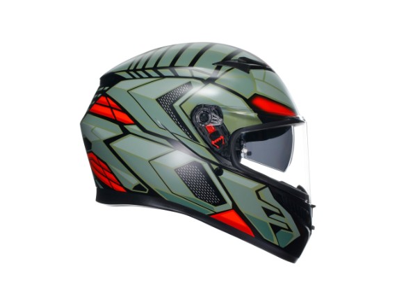 18381001_010_AGV_K3_Decept_Matt_Green_Black_Red_Helmet_Motorradhelm_2
