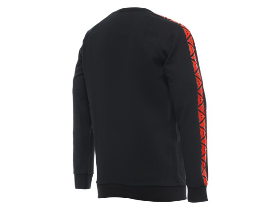 1896877_628_Dainese_Sweater_Stripes_Black_Fluo_Red_boerjes_schwarz_neonrot_Pullover_2