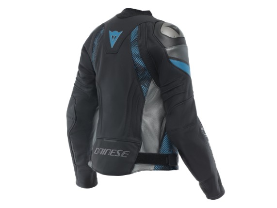 2015300002_36L_Dainese_Avro_5_Women_Leatherjacket_black_teal_anthracite_Motorradjacke_2