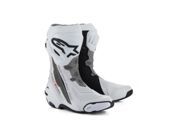 Alpinestars Supertech R ブーツ ホワイト ALPINESTARS BOOTS SUPERTECH R VENTED WHITE - Moto-oprema
