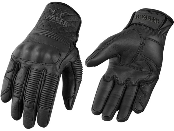 890701_Rokker_Glove_Tucson_Black_Lederhandschuhe_Motorradhandschuhe