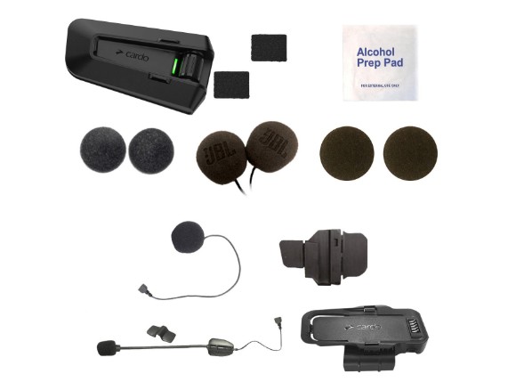 cardo-packtalkpro-lieferumfang für single kit