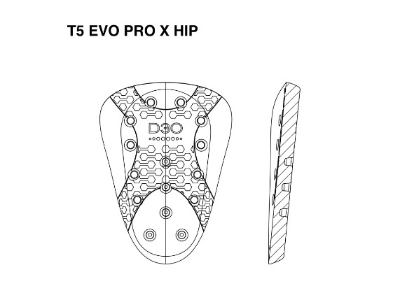 Held T5 Evo Pro X Knieprotektoren Mit D3O - Orange