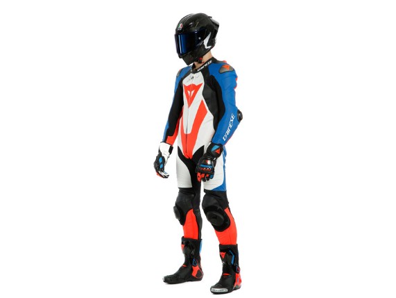 Dainese Laguna Seca 5 Einteiler 151346788E blau rot weiß schwarz racing suit lederkombi-3