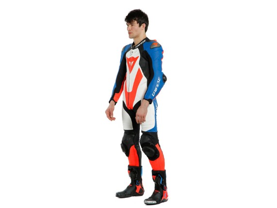 Dainese Laguna Seca 5 Einteiler 151346788E blau rot weiß schwarz racing suit lederkombi-8