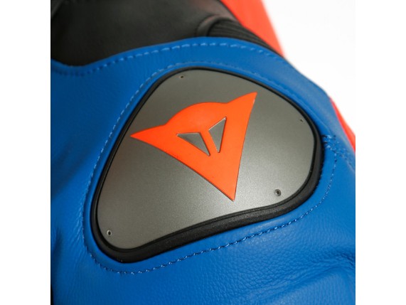 Dainese Laguna Seca 5 Einteiler 151346788E blau rot weiß schwarz racing suit lederkombi-9