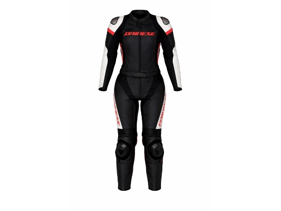 Dainese Lederkombi Custom Work Lady 2 rot 1