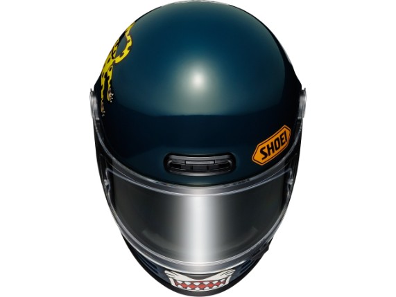 Motorradhelm Shoei Glamster 06 Cheetah TC-2 Blau Retro Helm