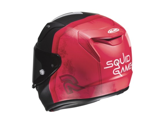 Motorradhelm Hjc Rpha 12 Squid Game Netflix Mc1sf Schwarz Rot Matt