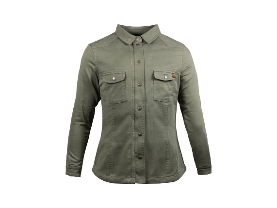 JDL8003_Women_Motoshirt_olive_front