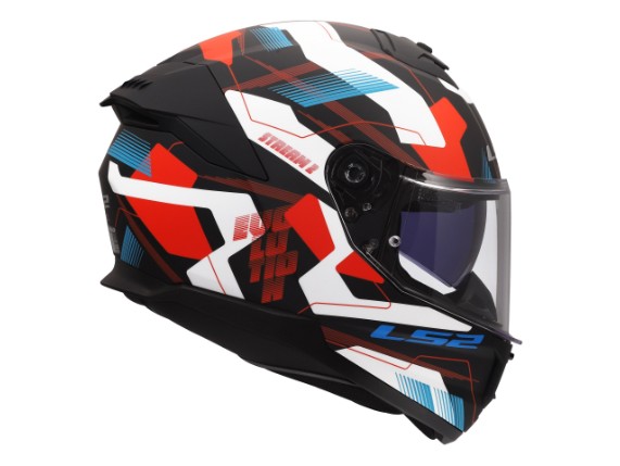 LS2 FF808 STREAM II MIKA WHITE BLUE RED-06 -168083801  (8)