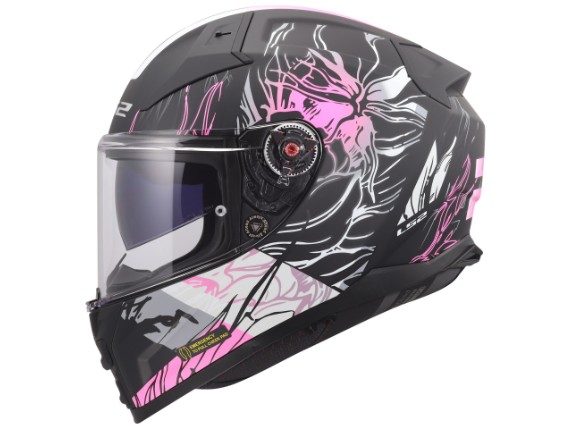 LS2 FF811 VECTOR II DARFLO MATT BLACK PINK -168112711 (2)