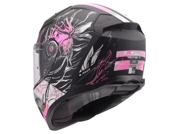 LS2 FF811 VECTOR II DARFLO MATT BLACK PINK -168112711 (3)
