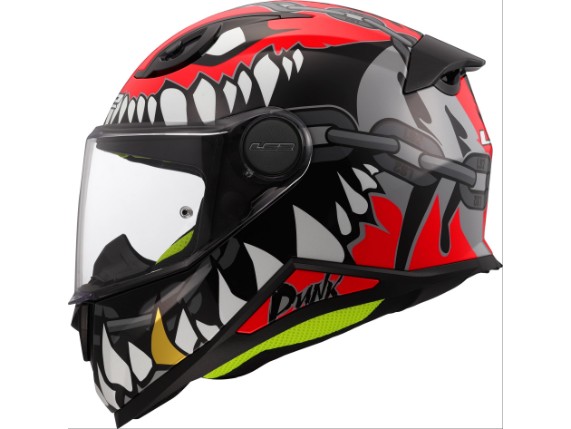 LS2 FF812 KID PUNK GREY RED -168122132