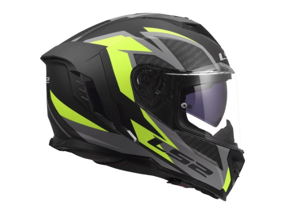 LS2 FF818 STORM III DYNAMO BLACK H-V YELLOW -5