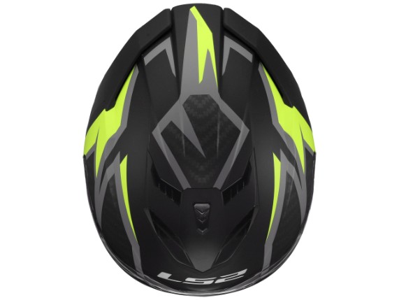 LS2 FF818 STORM III DYNAMO BLACK H-V YELLOW -9