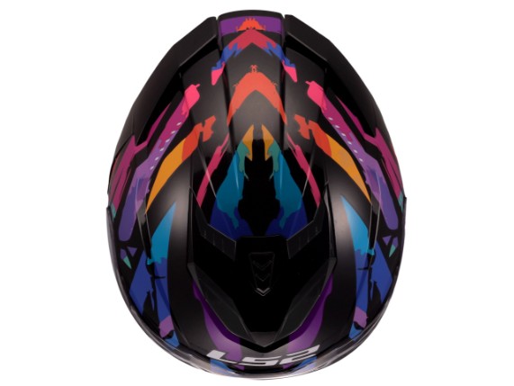 LS2 FF818 STORM III KAOS BLACK PURPLE BLUE -1681807 8