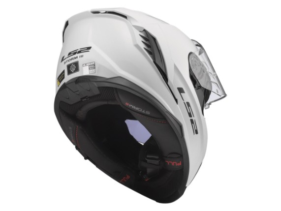 LS2 FF818 STORM III SOLID GLOSS WHITE - 168180002 (11)