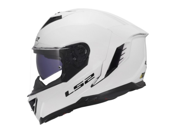 LS2 FF818 STORM III SOLID GLOSS WHITE - 168180002 (2)