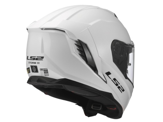 LS2 FF818 STORM III SOLID GLOSS WHITE - 168180002 (4)