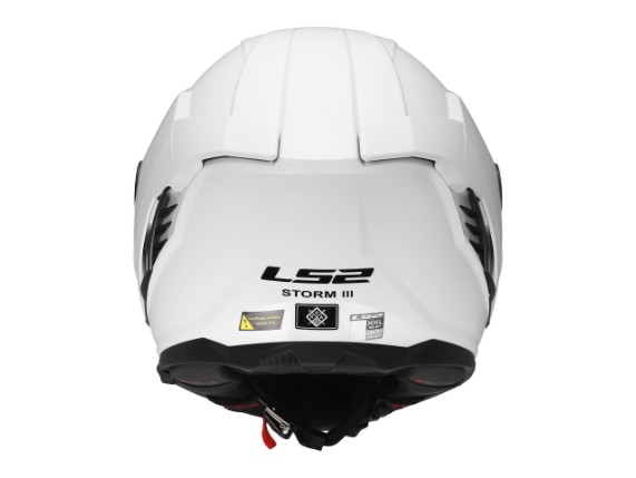 LS2 FF818 STORM III SOLID GLOSS WHITE - 168180002 (8)