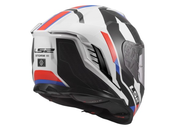 LS2 FF818 STORM III SPORTY WHITE BLUE RED -168180402 5