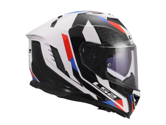 LS2 FF818 STORM III SPORTY WHITE BLUE RED -168180402 6