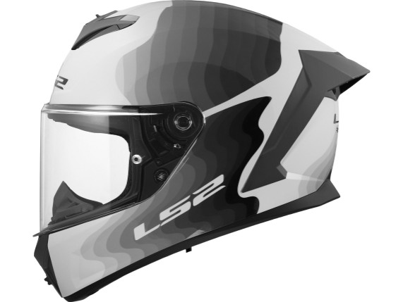 LS2 FF820 RAPID III FLOW WHITE GREY -168200302 2