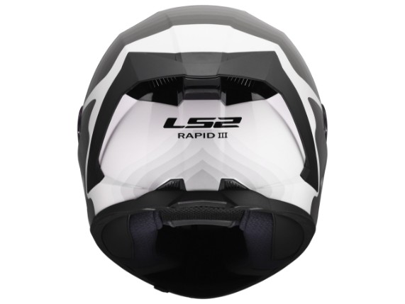 LS2 FF820 RAPID III FLOW WHITE GREY -168200302 4